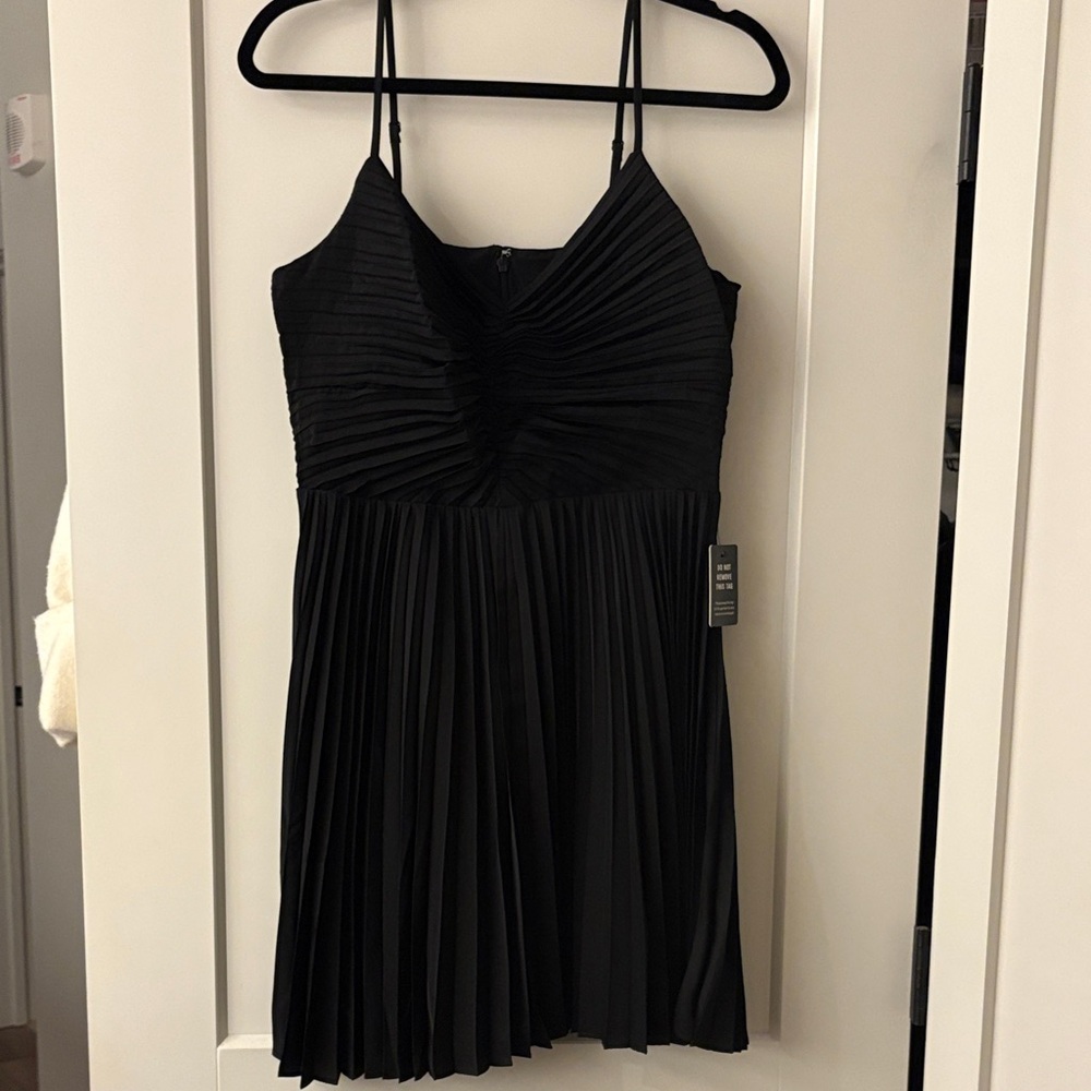 Express Black Ruched Dress